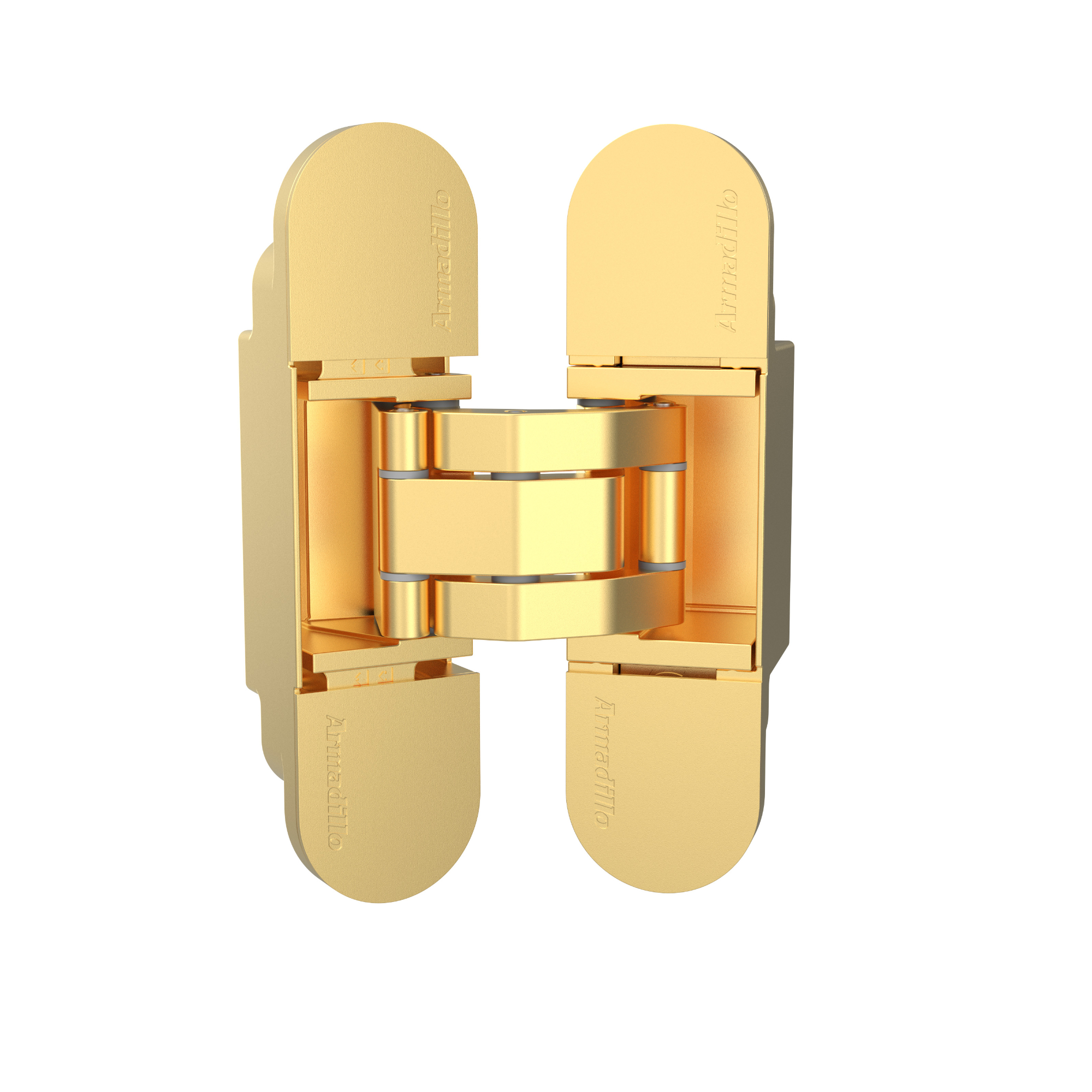Петля Armadillo (Армадилло) скрытой установки U3D6002.TG SG Матовое золото